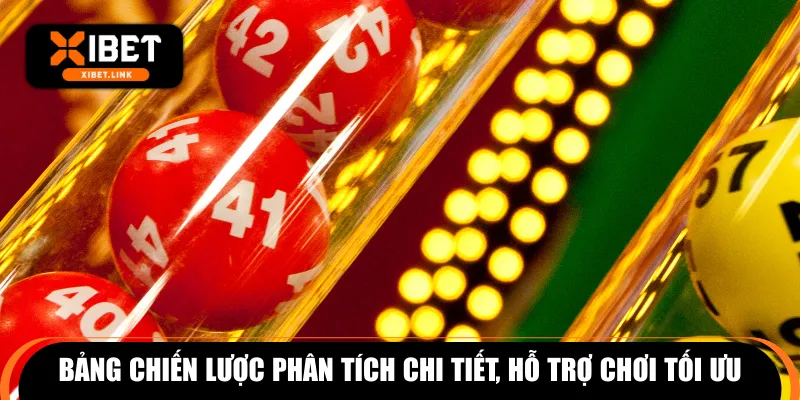 Bảng chiến lược phân tích chi tiết, hỗ trợ chơi tối ưu