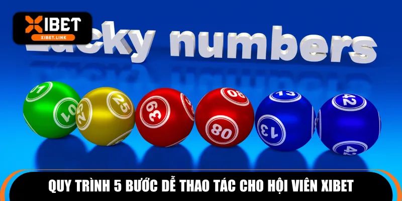 Quy trình 5 bước dễ thao tác cho hội viên XIBET